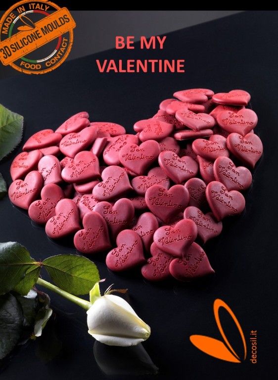 Stampo Cuori San Valentino - multiplo 24 soggetti