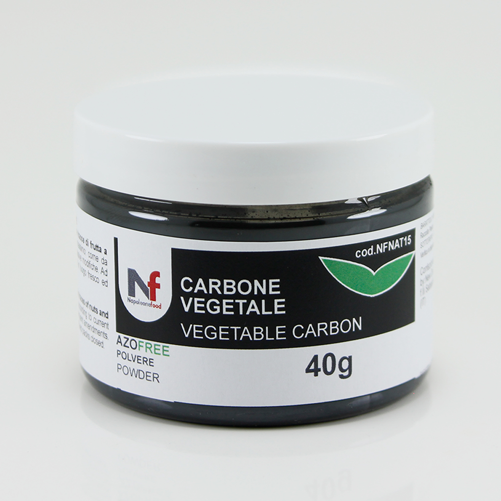 Colore NERO liposolubile Carbone Vegetale 40g.