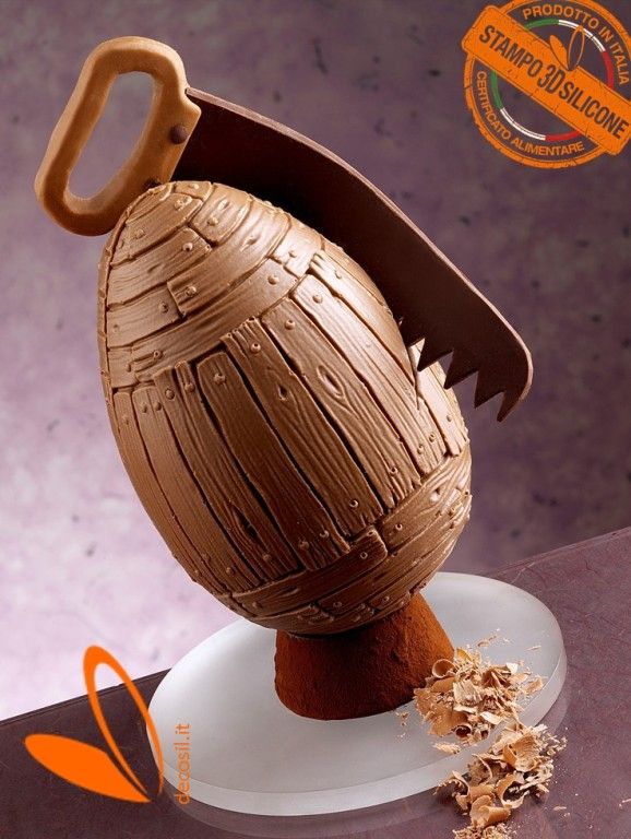 Stampo Uovo di Pasqua Legno - LINEAGUSCIO® decosil