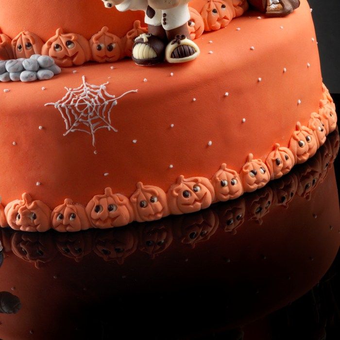Stampo Decoro Bordo per torte Zucche di Halloween Stampo Decoro Bordo per torte Zucche di Halloween