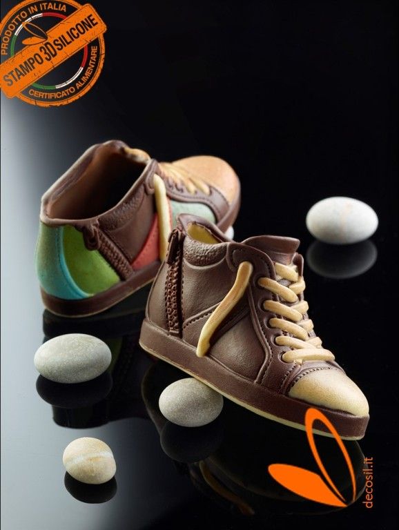 Stampo Scarpa da Ginnastica Sneaker con Zip